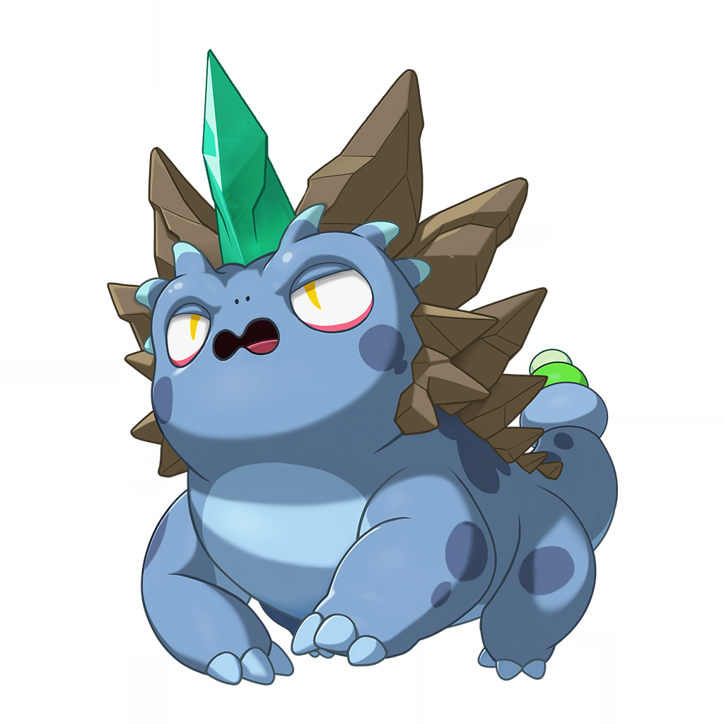 Stone Crown King Lizard (Ball Tail Form)